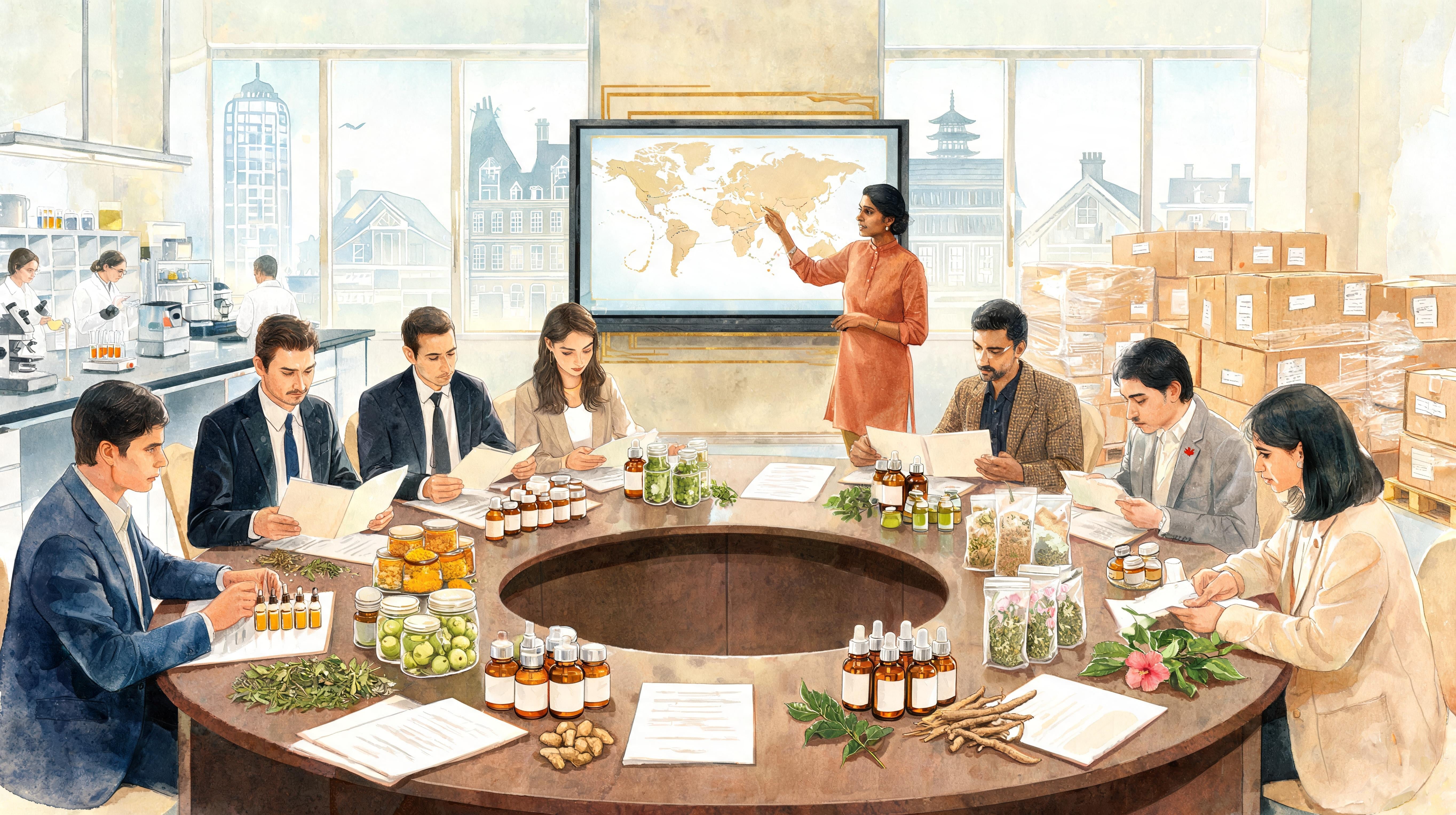 Which countries import the most Ayurvedic products from India