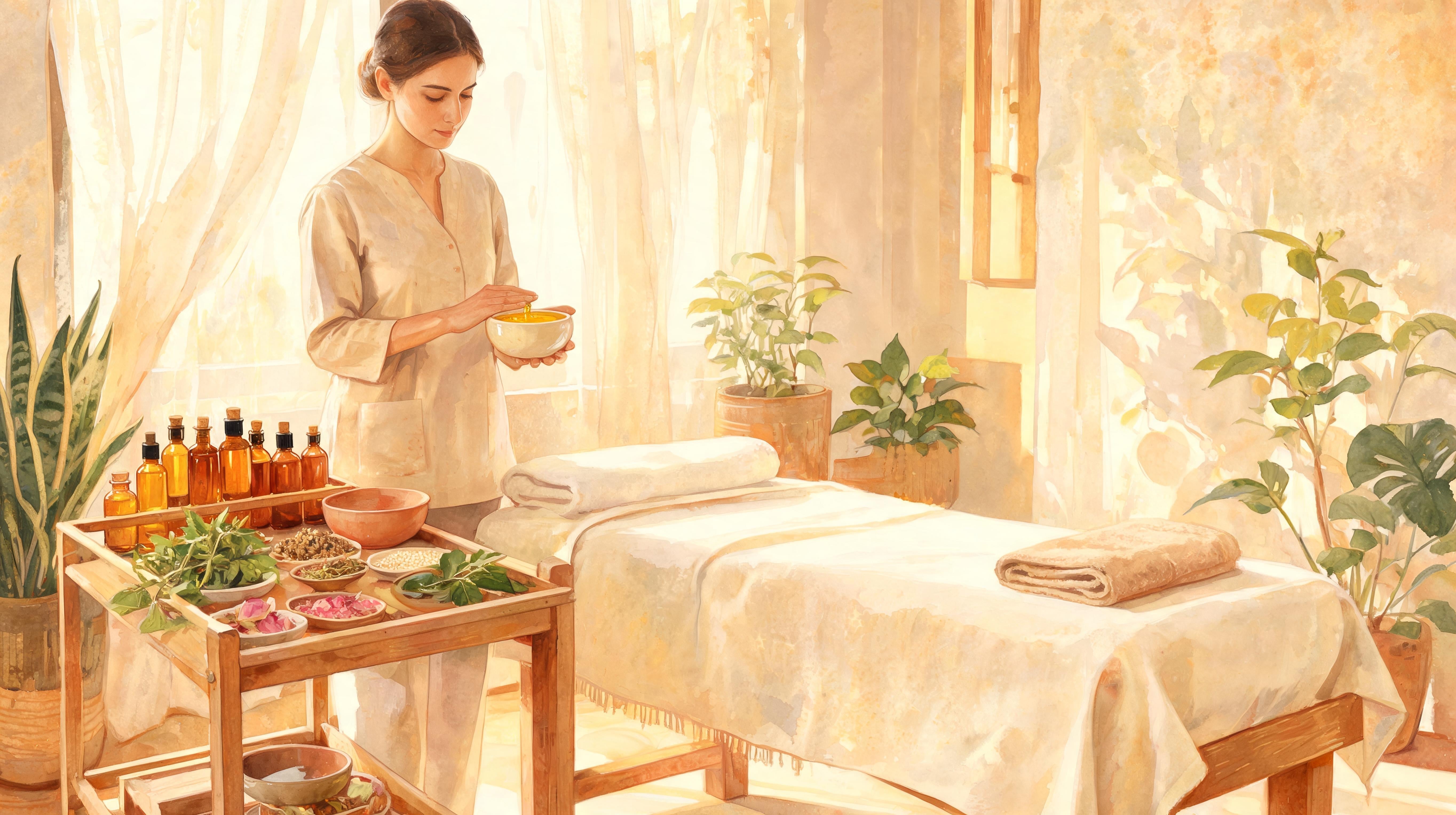 Ayurvedic Oils for Massage Therapists and Wellness Centers