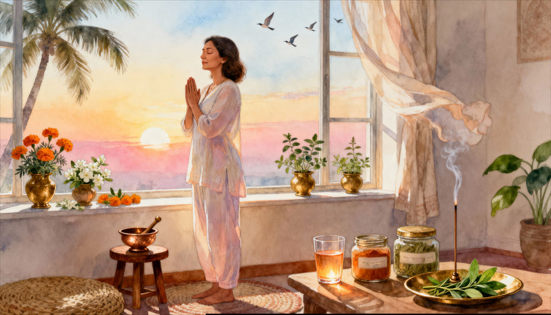 Morning Rituals in Ayurveda: A Winter Path to Healing, Balance & Longevity