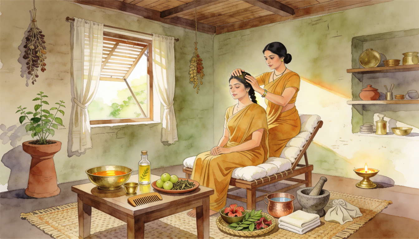 Ayurvedic Hair Spa